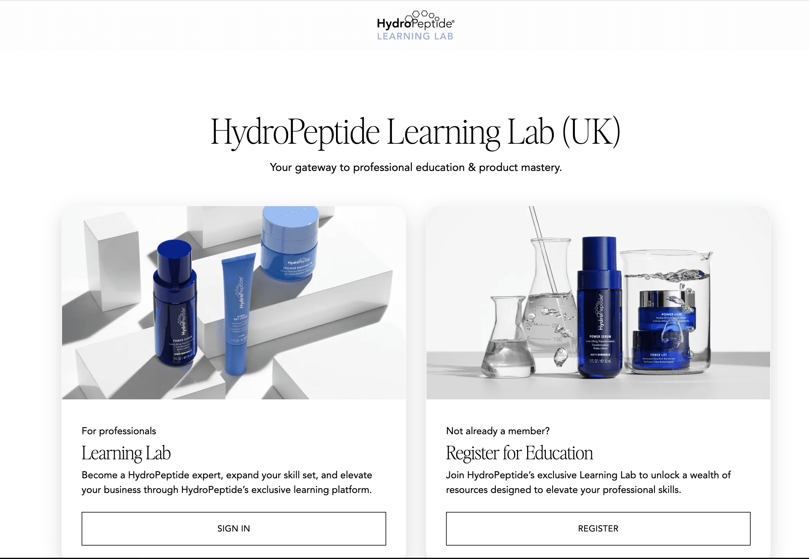 Hydropeptide Learning Lab