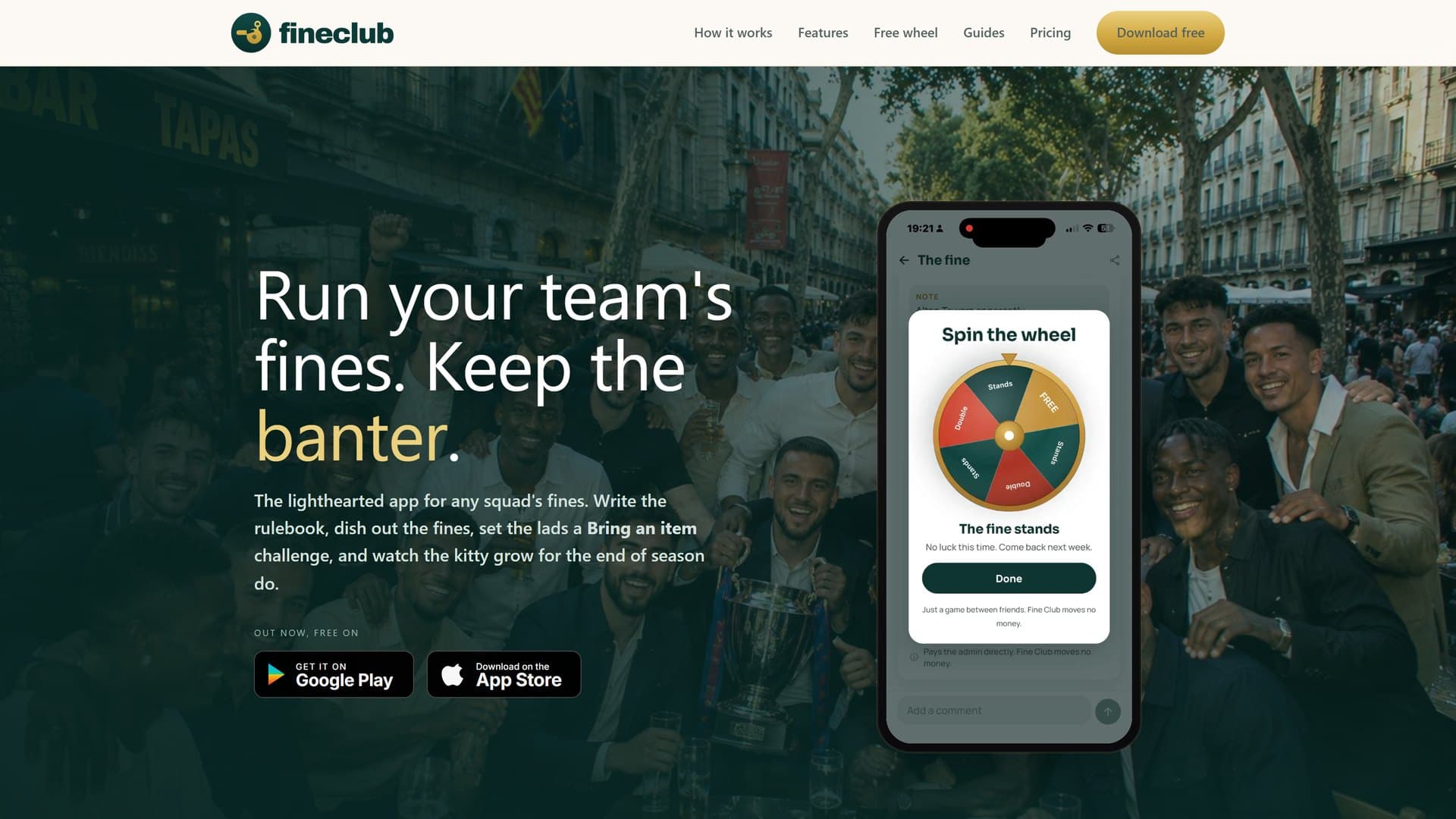 Fine Club Website